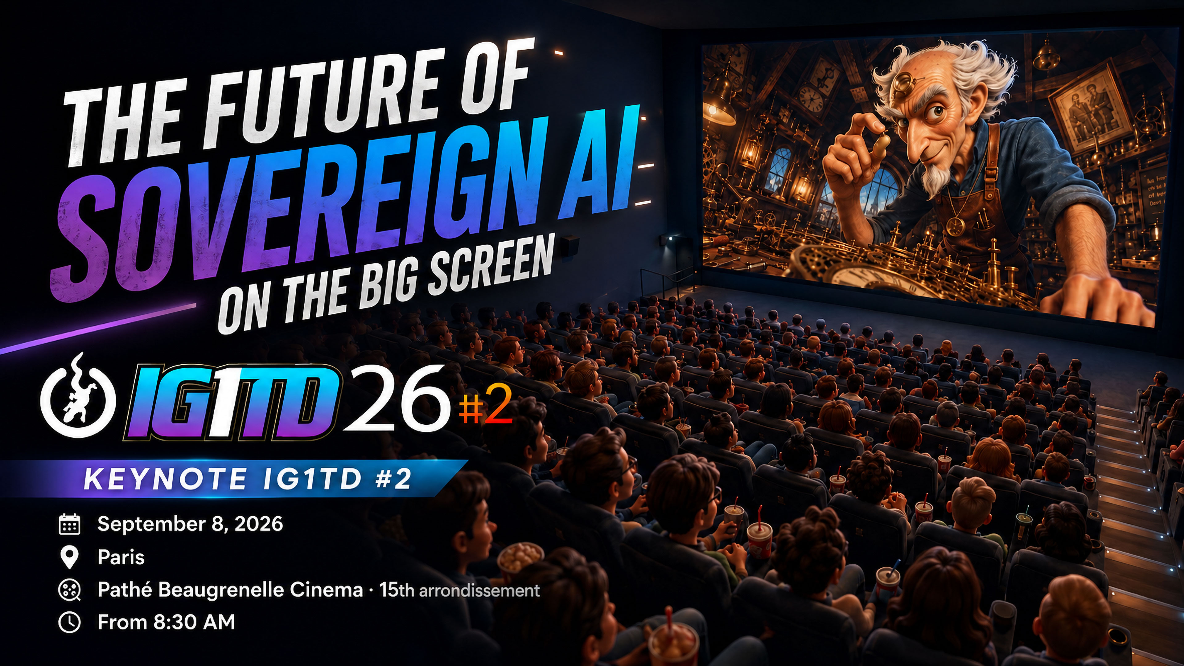 Keynote IG1TD26 #2 — Sovereign AI on the big screen